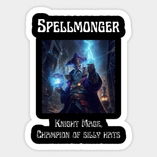 Spellmonger - Silly Hats Sticker